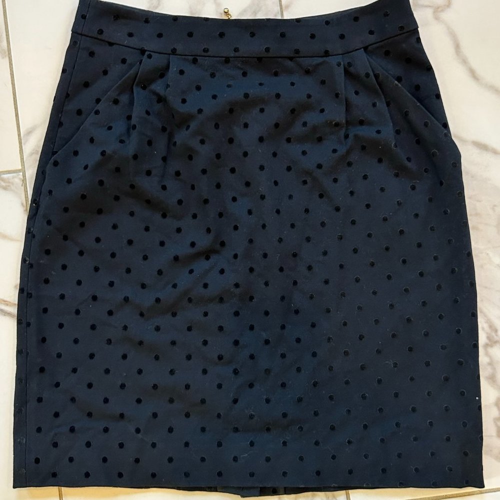 Kate Spade Ponte Swiss Dot Skirt Size 6